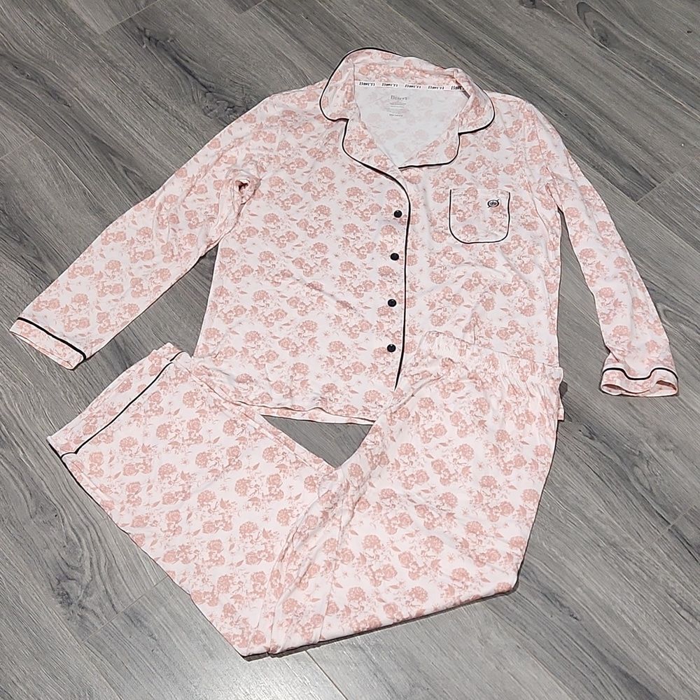 EUC Born Pink Rose Soft PJ Set